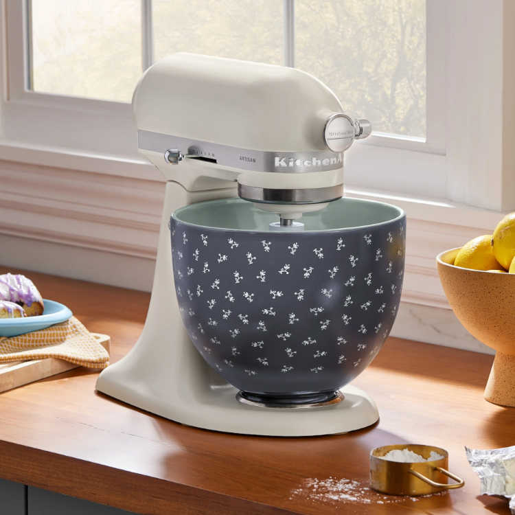 Ozdobna dzieża ceramiczna KitchenAid 5KSM2CB5BF Blue (Vintage Florals) 